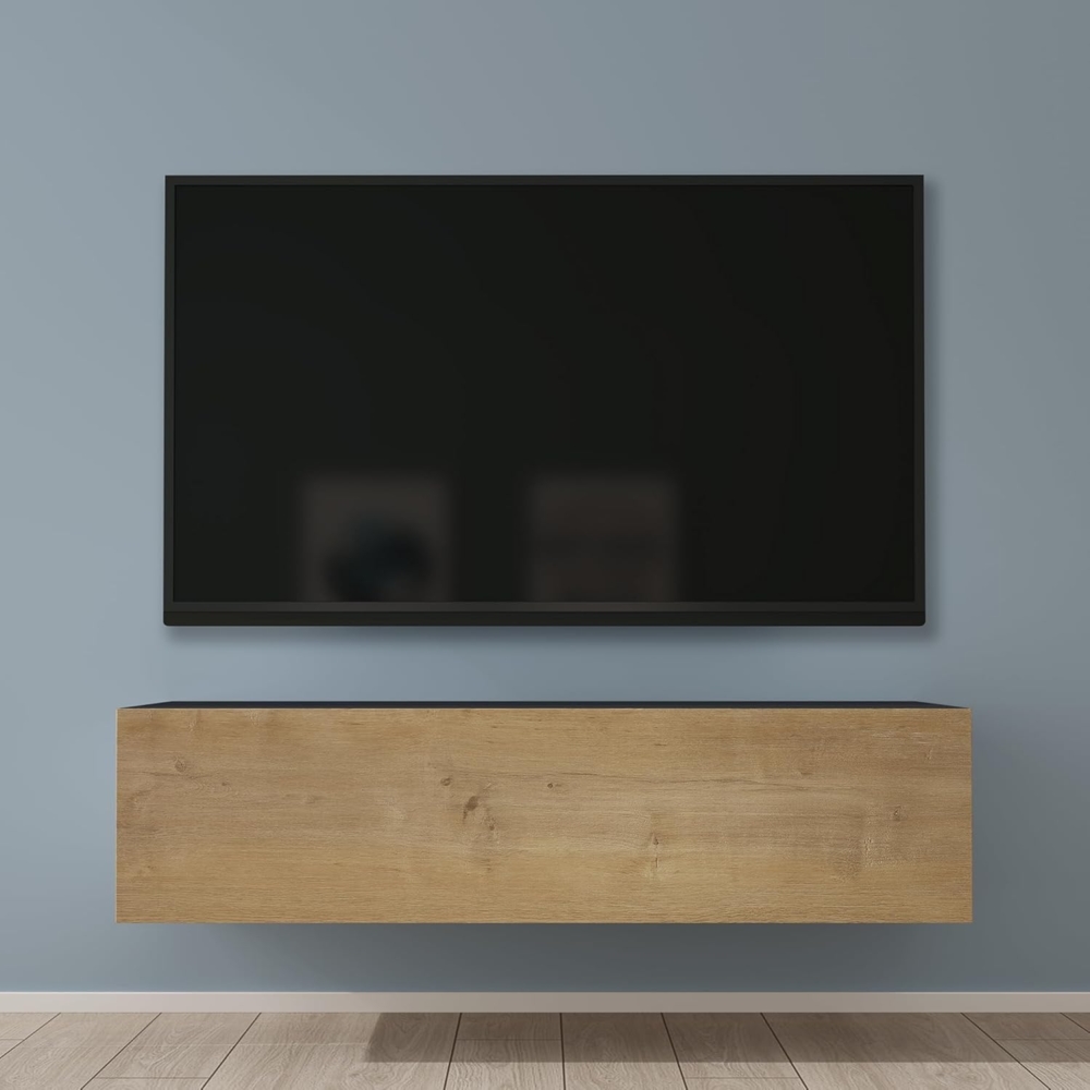 Mai & Mai Lowboard TV-Board TV-Schrank Fernsehschrank Hängend Fernsehtisch H:30cm Holz Bild 1
