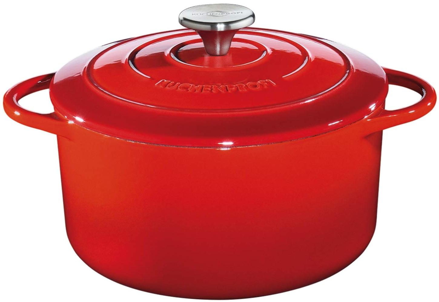 Küchenprofi Provence cast iron pot 5. 3 L red Bild 1