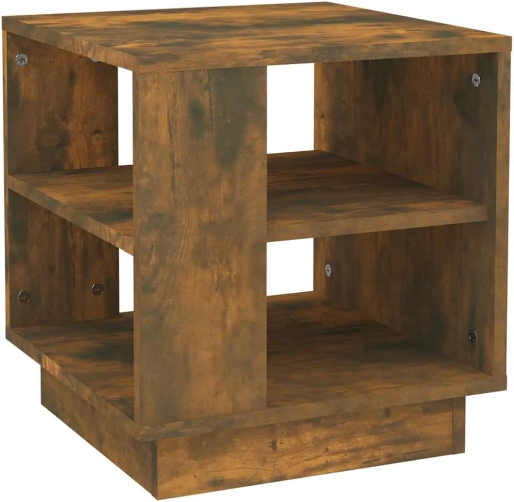 vidaXL Couchtisch Räuchereiche 40x40x43 cm Holzwerkstoff 813089 Bild 1