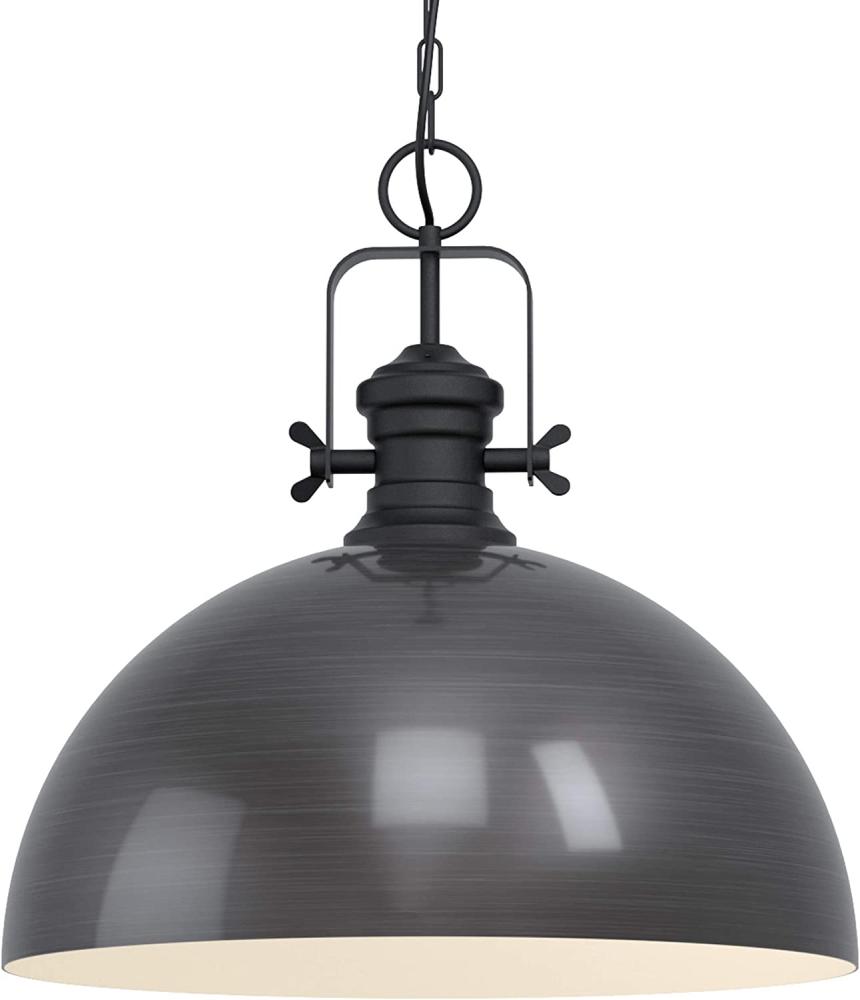 Eglo 43215 Pendelleuchte COMBWICH schwarz, creme E27 Ø53cm H:110cm dimmbar Bild 1