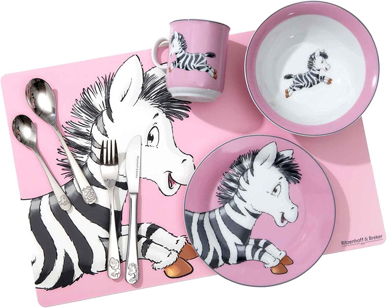 Ritzenhoff & Breker HAPPY ZOO Kinderset Zebra 8-teilig Bild 1