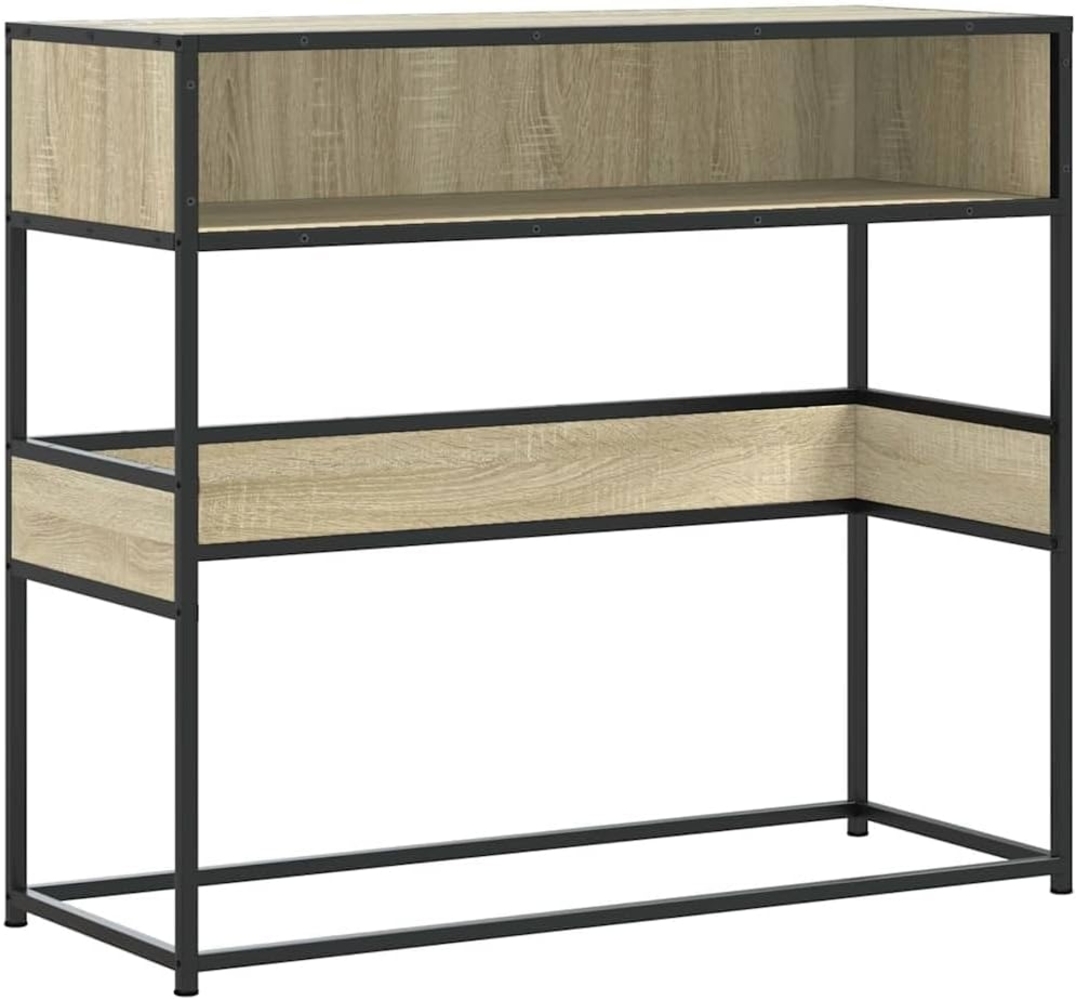 Konsolentisch Sonoma-Eiche 90 x 35 x 80 cm Holzwerkstoff 849170 Bild 1