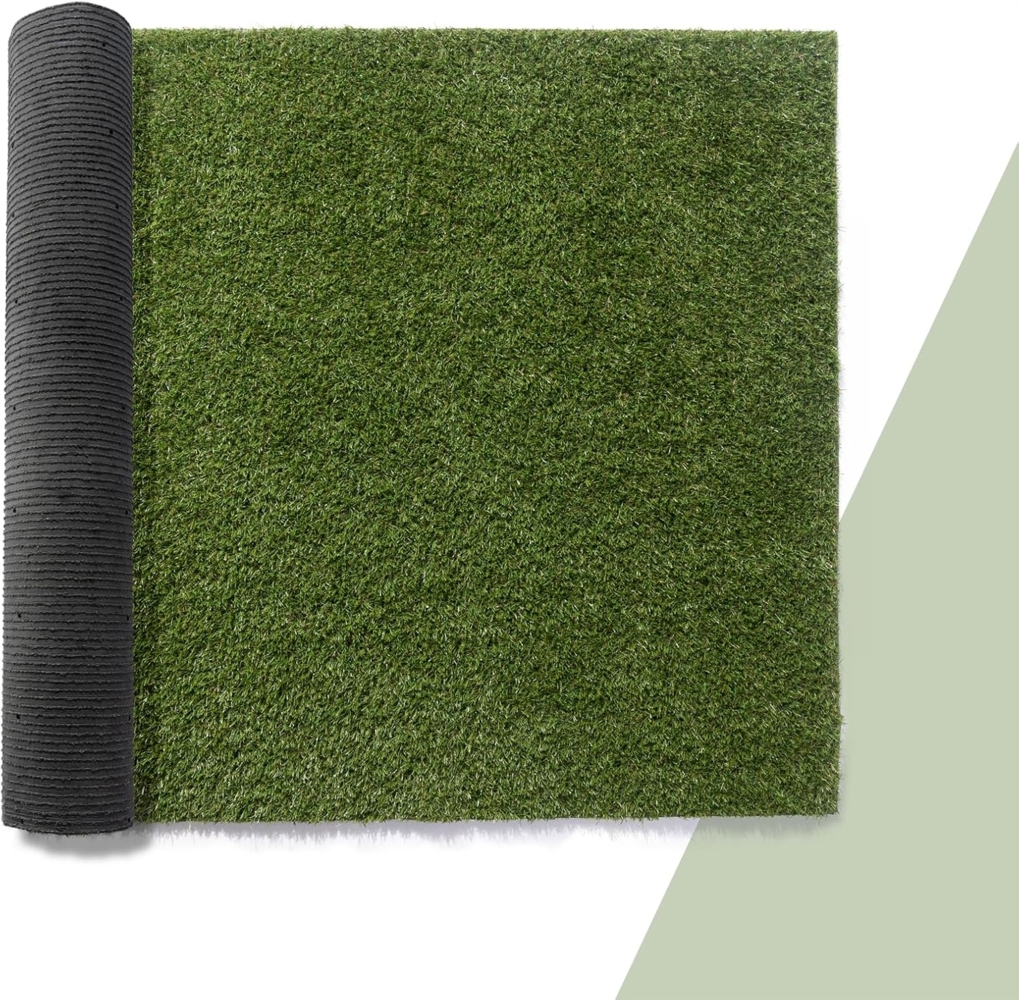 Paco Home Kunstrasen für Garten Balkon Terrasse Rasenteppich Indoor Outdoor Teppich Natürlich Weich Natur Optik Waschbar, Model:18mm, Größe:200x600 cm Bild 1