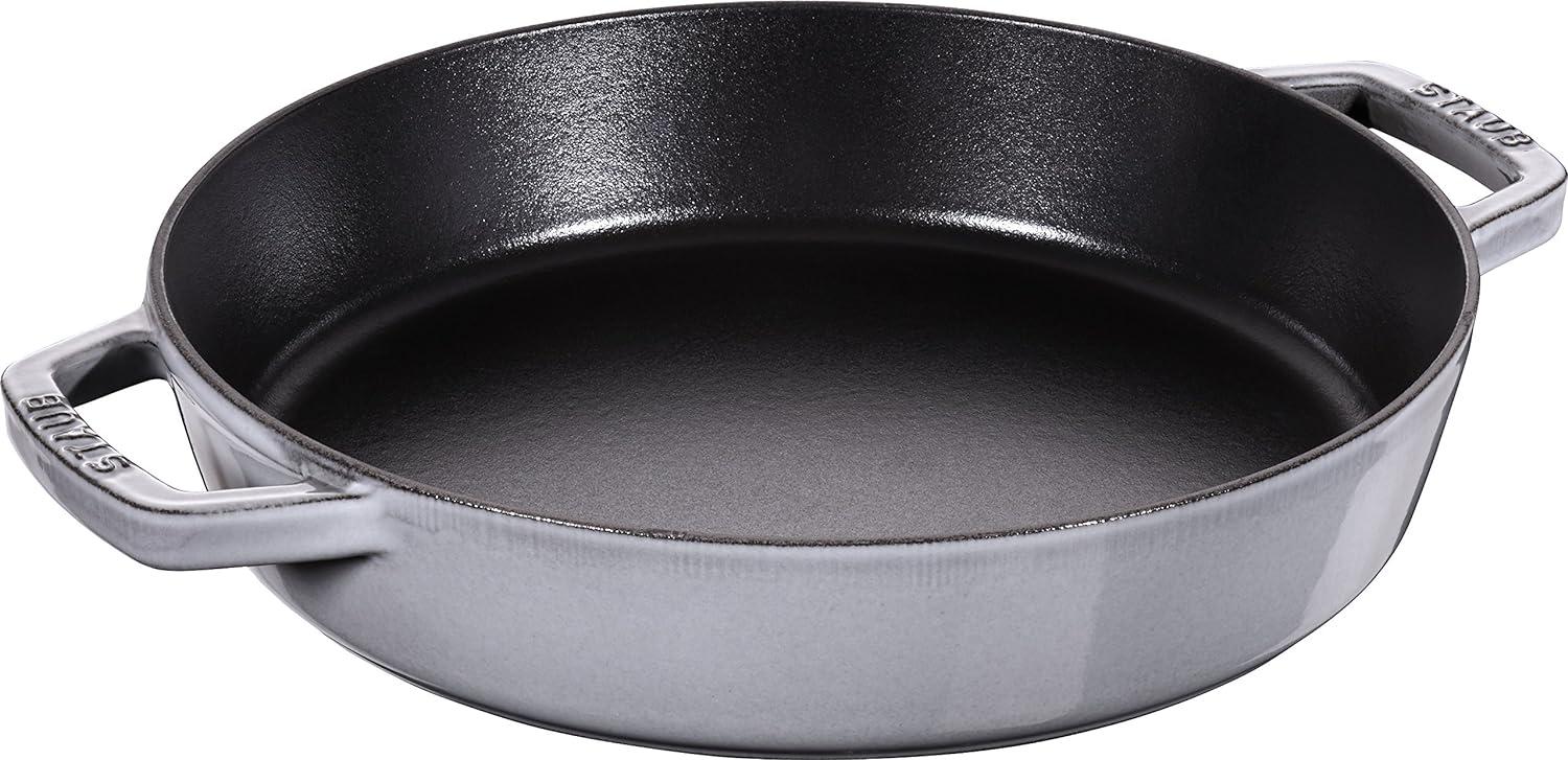 Staub Pans Bratpfanne 26 cm, Gusseisen, Graphit-Grau Bild 1