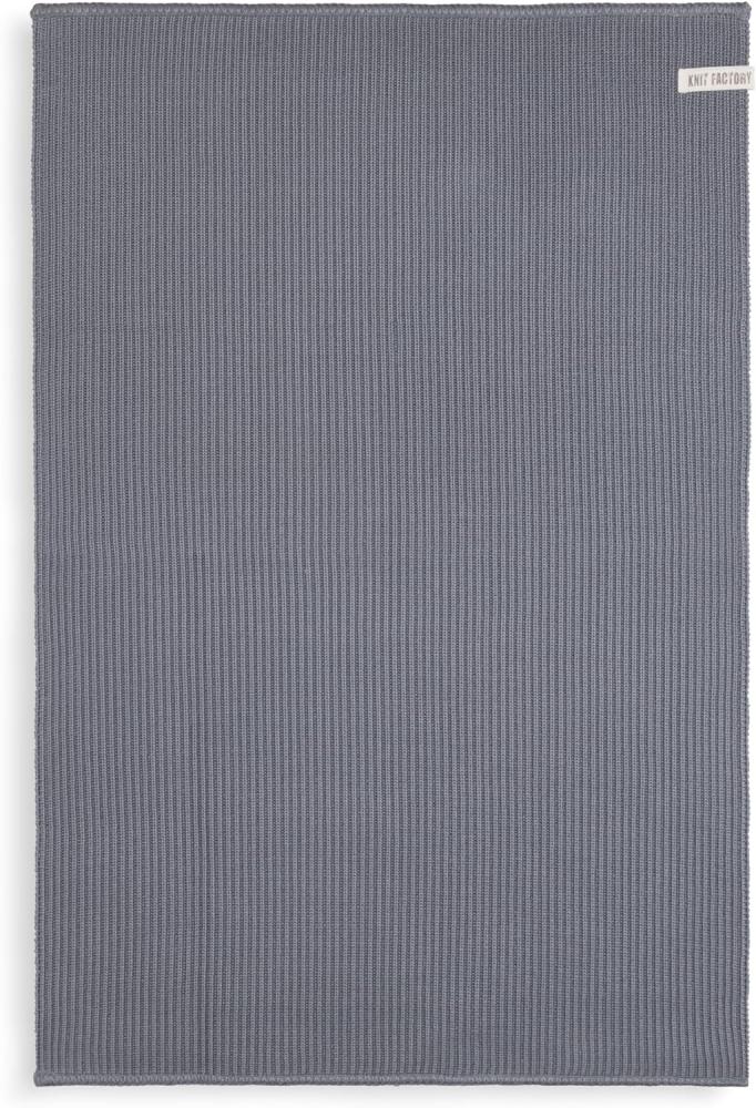 Knit Factory Morres Badematte 80x50 cm Grau Bild 1