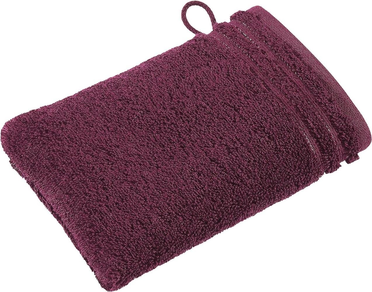 Vossen Handtücher Calypso Feeling | Waschhandschuh 16x22 cm | grape Bild 1