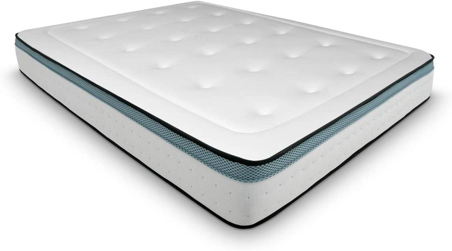Duérmete Online Viskoelastische Matratze Bio Max mit Viscogel | fest und komfortabel | Anti-Milben und hypoallergen, 150x190 cm Bild 1