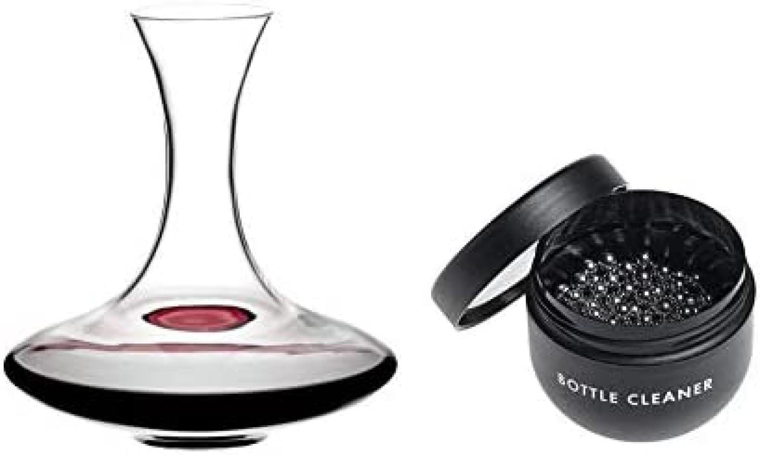 Riedel Dekanter Set Ultra mit Riedel Glasreiniger (2400/14 + 0010/05) Vorteilsset Bild 1