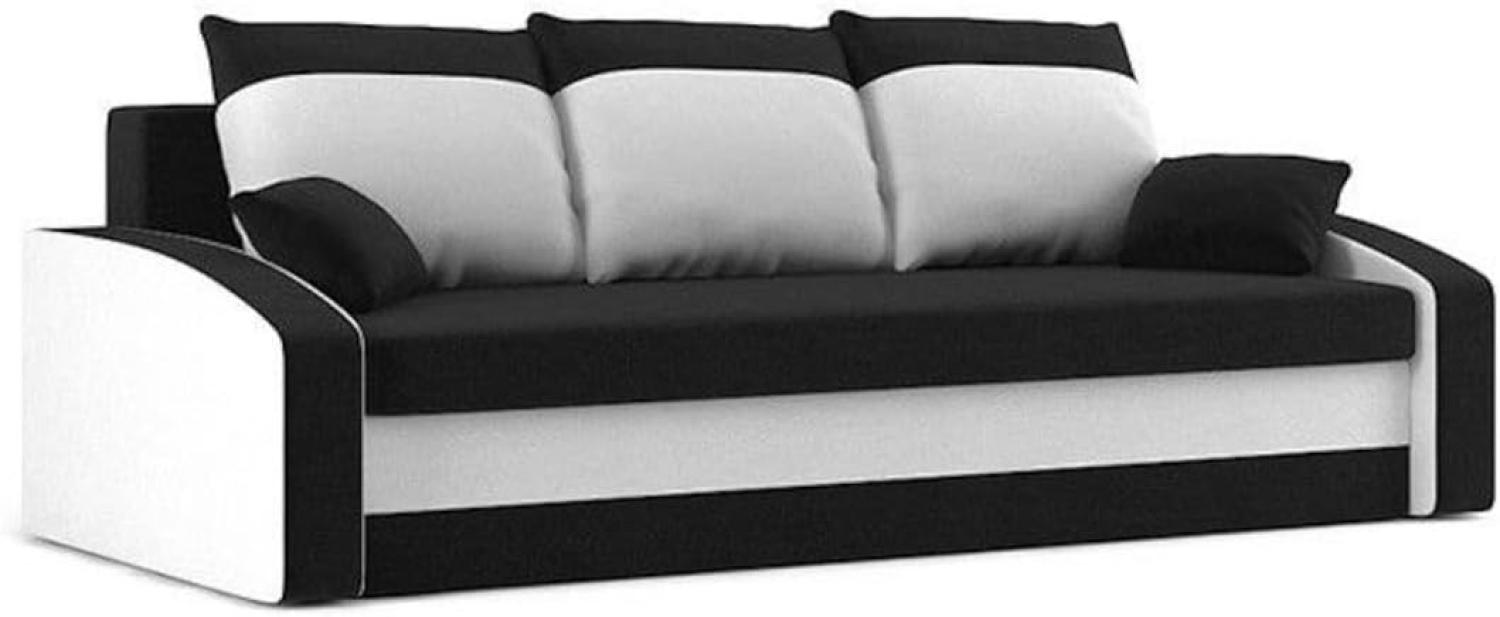 Sofa mit Schlaffunktion LINT 2, 220x75x93, haiti 17/haiti 0 Bild 1