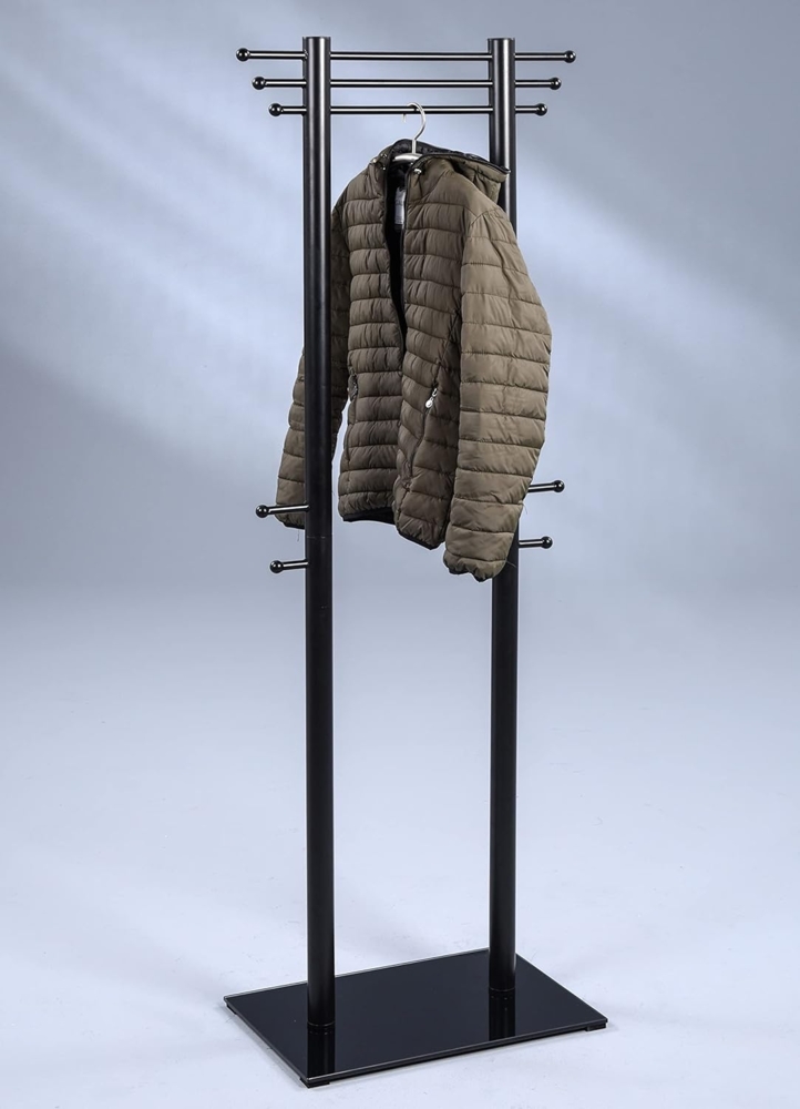 M2 Kollektion Kleiderständer Madrid in schwarz, B/H/T = 67 x 189 x 40 cm Bild 1