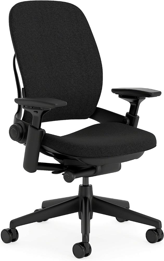 Steelcase Leap Bürostuhl mit Bezug in Onyx Schwarz Bild 1