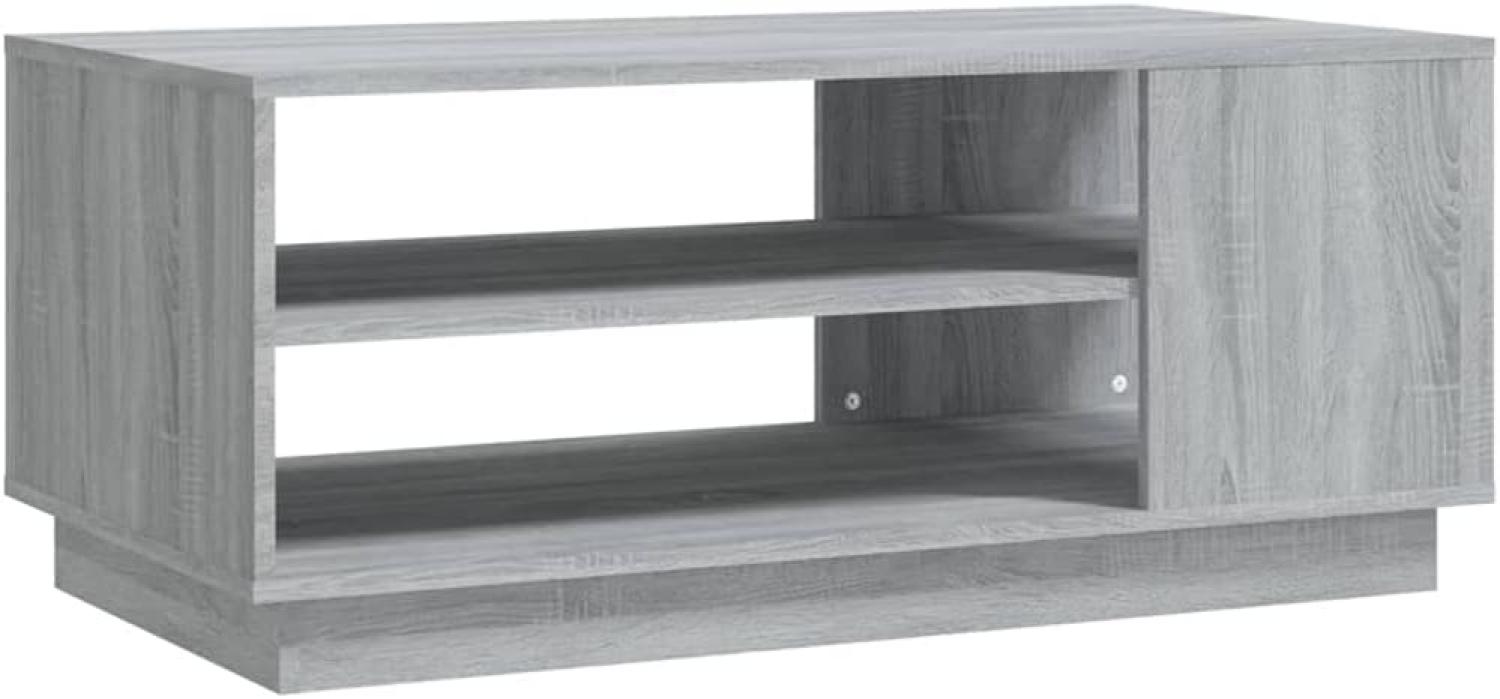 vidaXL Couchtisch Grau Sonoma 102x55x43 cm Holzwerkstoff 813084 Bild 1