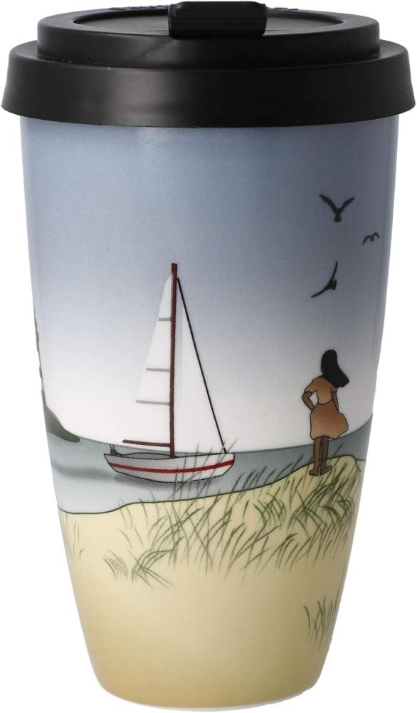 Goebel Mug To Go Ocean Love, Trinkbecher, Kaffeebecher, Scandic Home, Fine Bone China, Bunt, 23101591 Bild 1