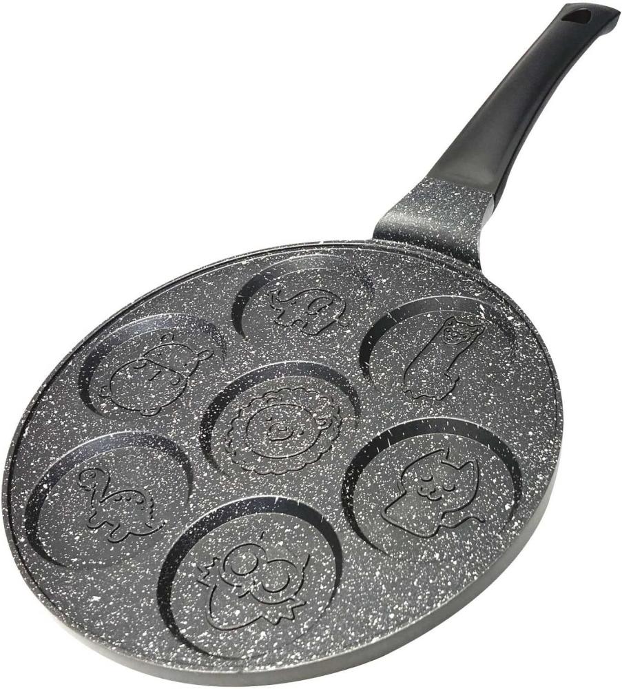Pancakes Bratpfanne Pfannkuchen Motiv Beschichtung Spiegeleier Oladji Blinis Bild 1