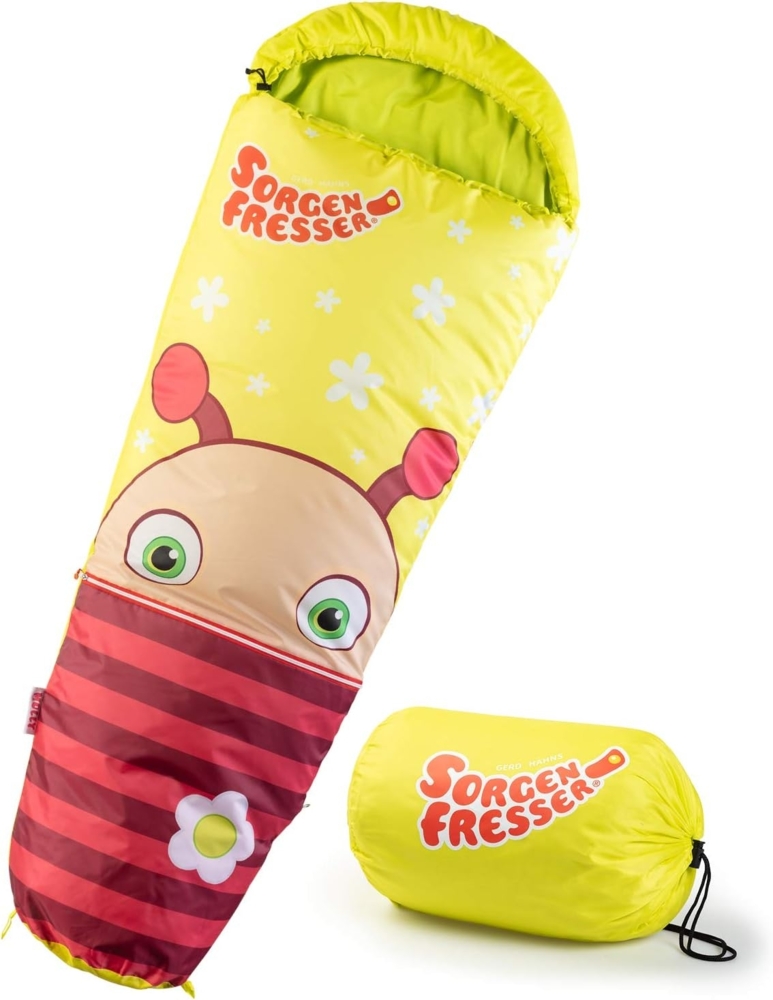 Skandika Kinderschlafsack, Jungs, Mädchen, Komfortbereich 12 – 3 °C, wasserabweisend, Mund-Tasche Bild 1