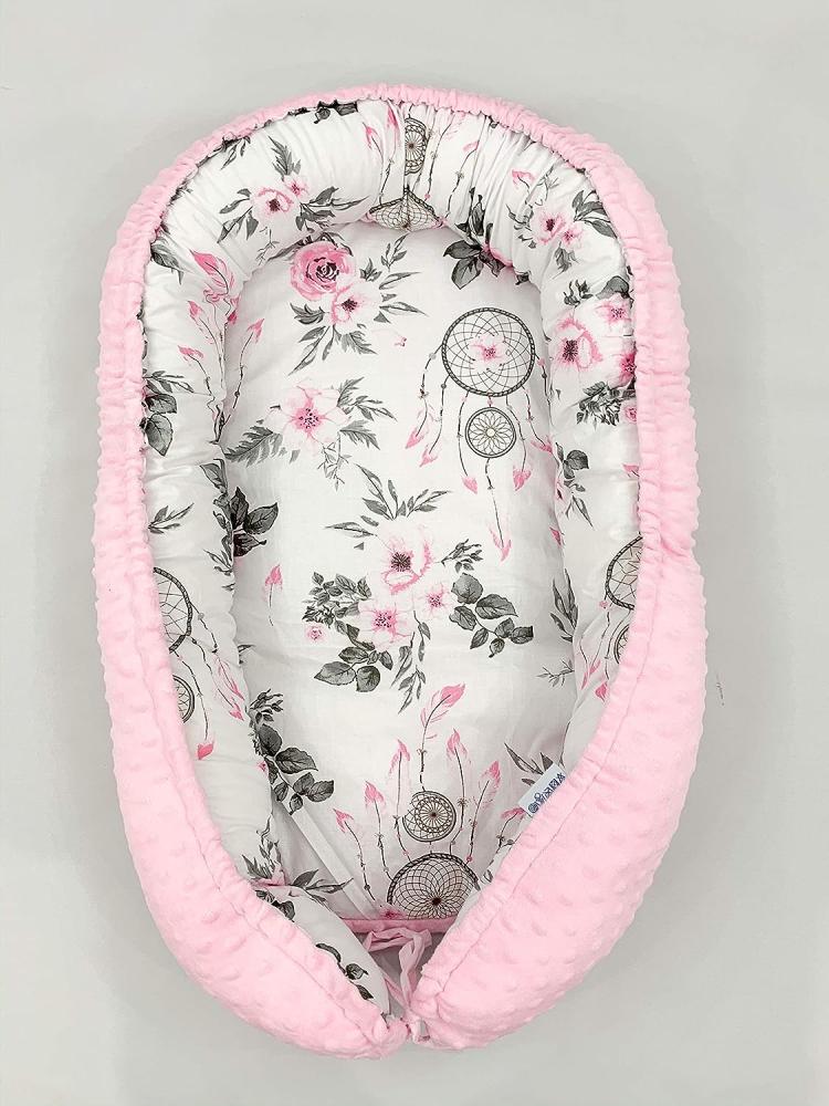 Multifunktionale Kuschelnest Babynest Kokon für Babys und Säuglinge, Nestchen, Reisebett, 100% Baumwolle, antiallergisch Bild 1