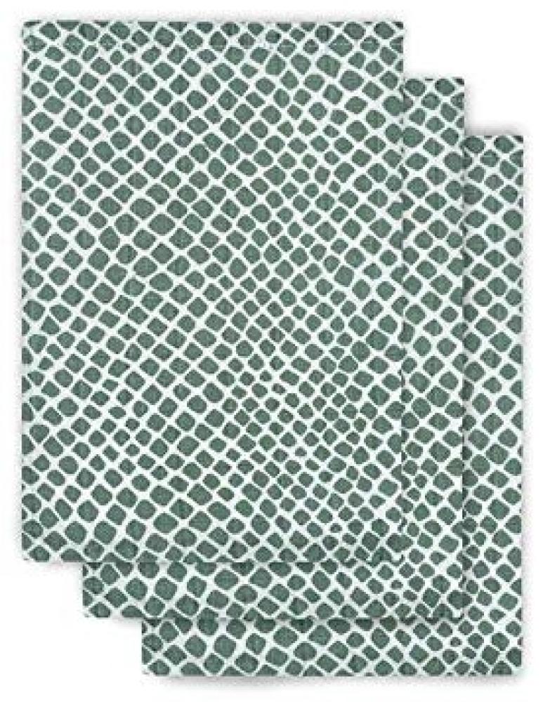 jollein Mullwaschlappen Snake ash green 3er Pack Bild 1