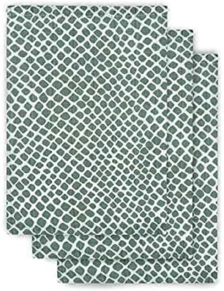 jollein Mullwaschlappen Snake ash green 3er Pack Bild 1