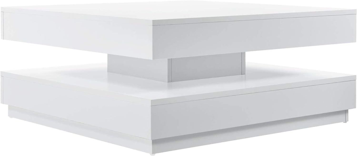 Couchtisch Florenz 76x76x38 cm Weiß [en. casa] Bild 1