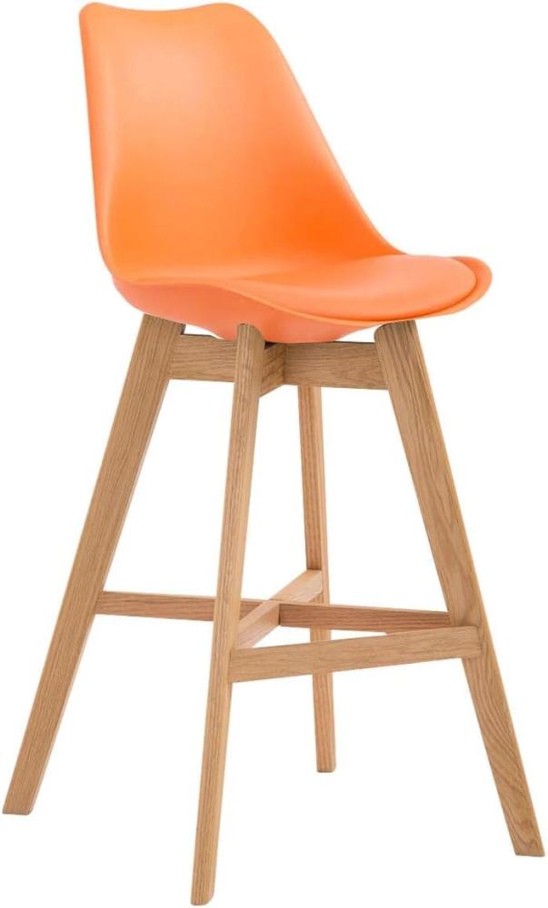 Barhocker Cannes Kunststoff Natura orange Bild 1