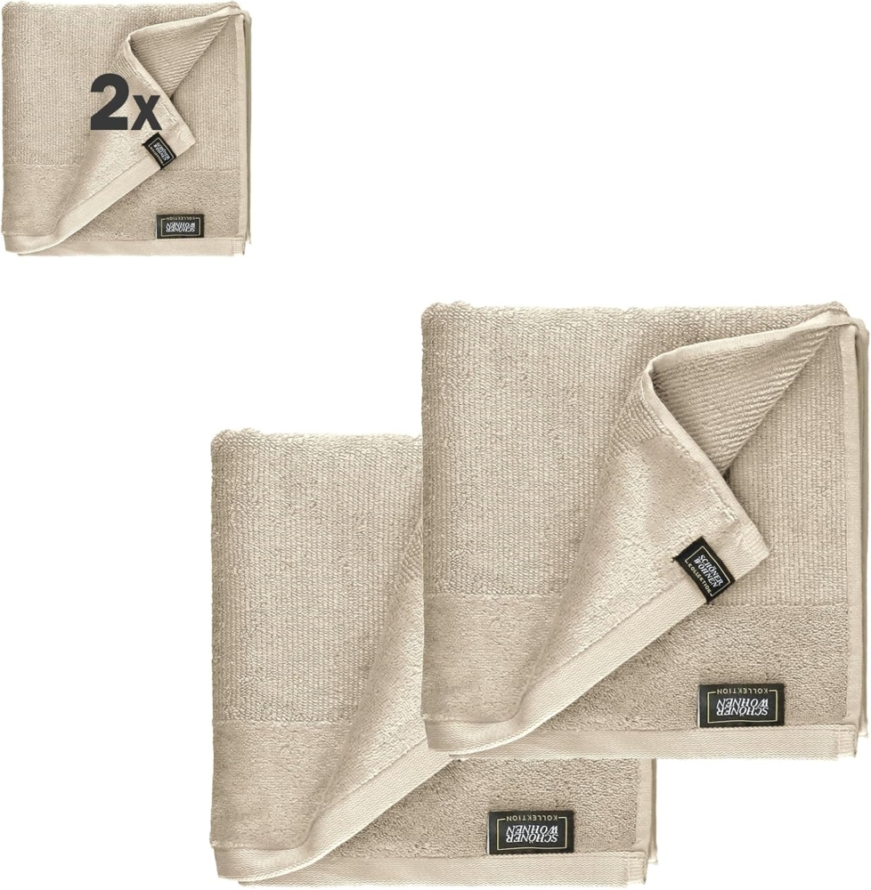 SCHÖNER WOHNEN-Kollektion Duschtücher Sense, Frottee (2-St) Bild 1