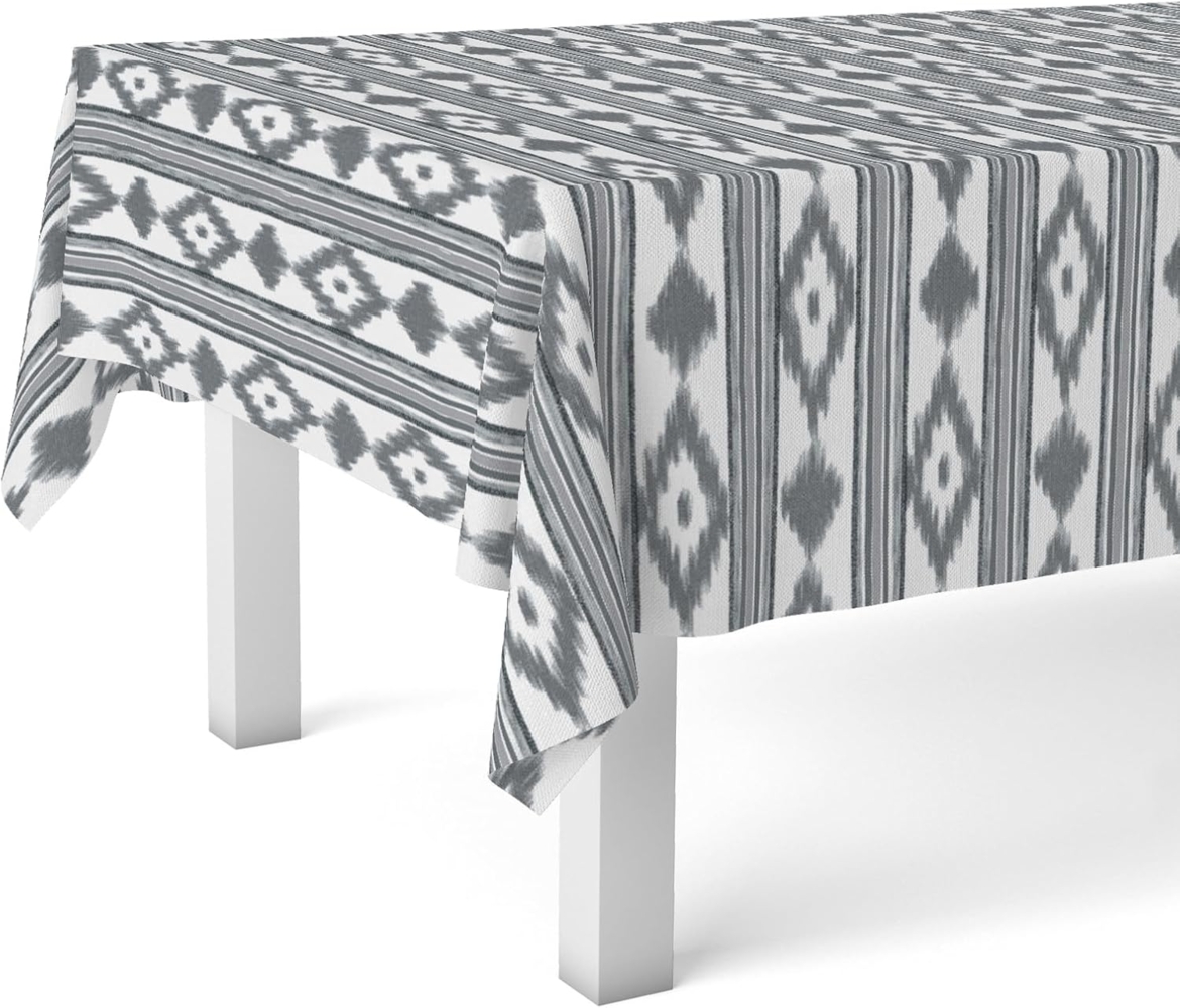 Martina Home Wachstuch-Tischdecke, Malorqui, Schwarz, 140x140 cm Bild 1