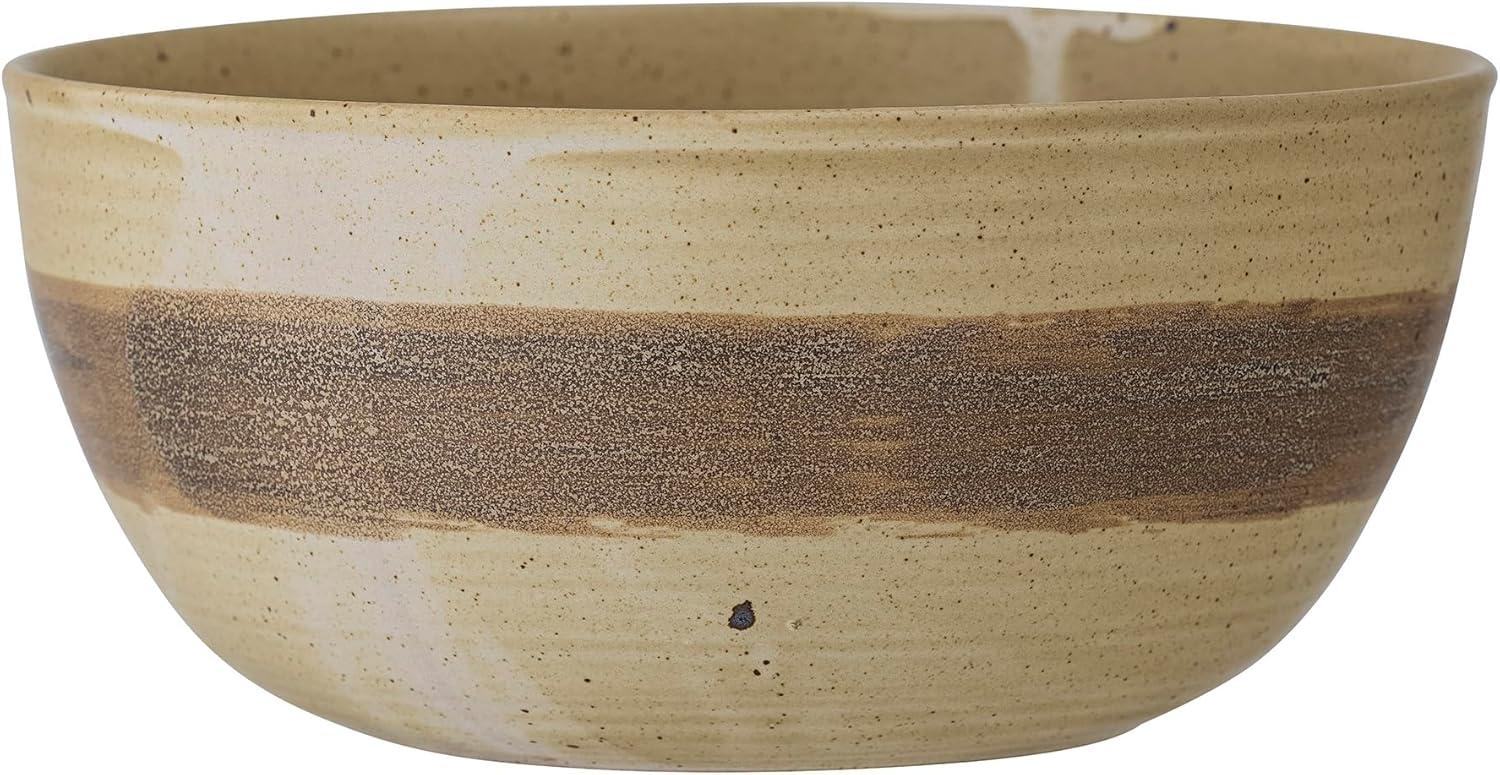 Bloomingville Solange Bowl, Nature, Stoneware, Schüssel, Schale, Beige Bild 1