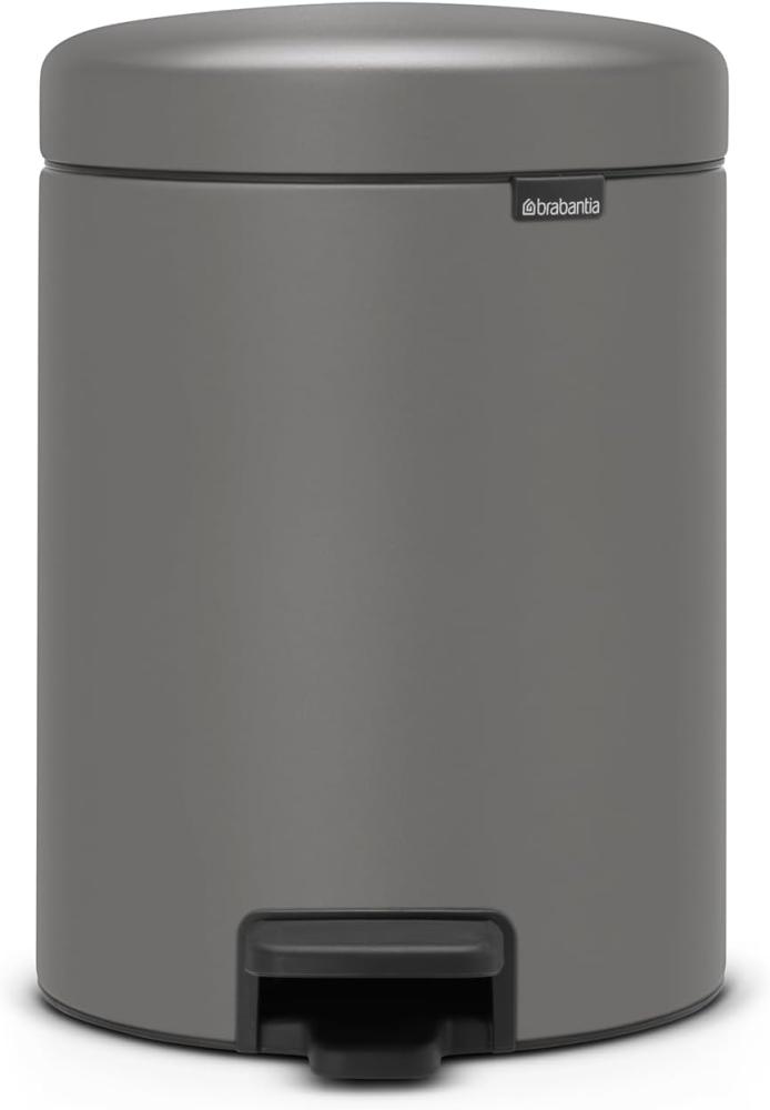 Brabantia Treteimer newIcon, Mineral Concrete Grey, 5 Liter Bild 1