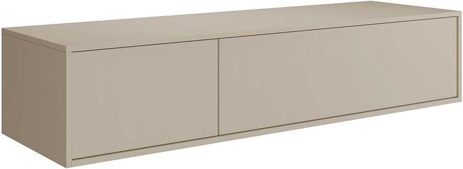 Vente-unique - Waschbeckenunterschrank hängend - Beige - 150 cm - ISAURE II Bild 1