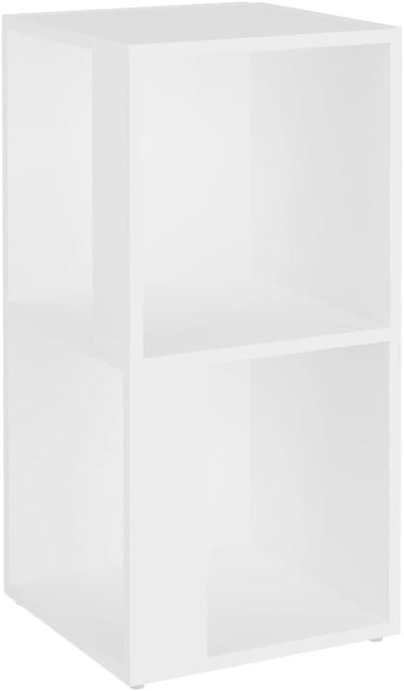 vidaXL Eckregal Weiß 33x33x67 cm Holzwerkstoff 809017 Bild 1