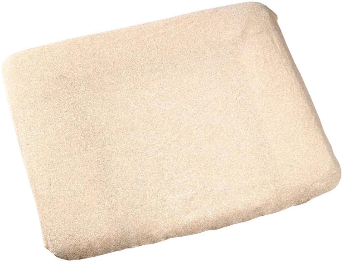 Odenwälder Wickelauflagenbezug Frottee beige, 75x85 cm Bild 1