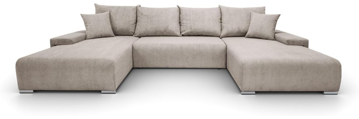 Lookway Wohnlandschaft LAVIO U – großes Ecksofa in U-Form, modernes Design, 348x188x93 cm Bild 1