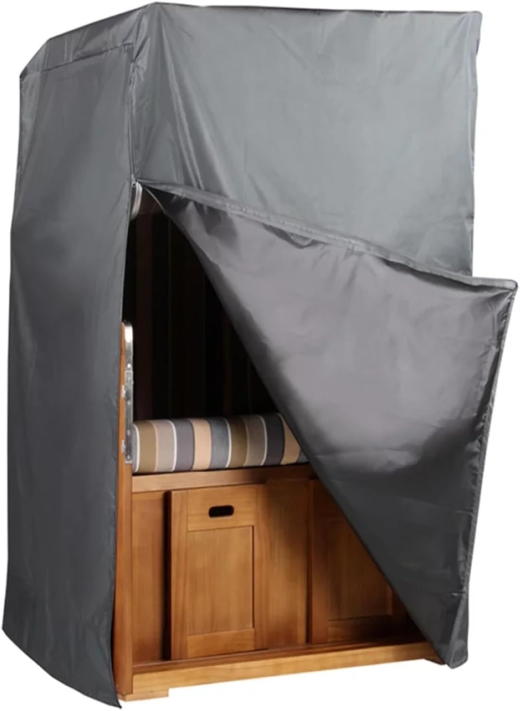 Mr. Deko 'Aero Protect' S Strandkorb Schutzhaube, Polyester dunkelgrau, 104 x 85 x 165 cm Bild 1