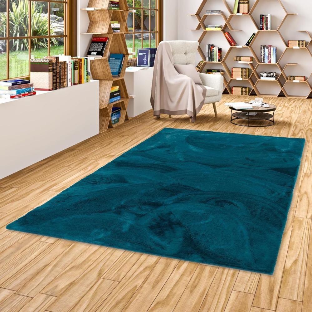 Pergamon Fellteppich Fellteppich Luxus Super Soft Plush, Rechteckig, Höhe: 25 mm Bild 1