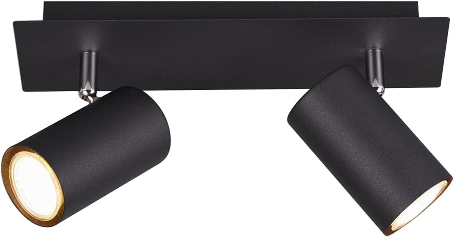 Trio Marley Deckenleuchte 35W, GU10, Schwarz (802400232) Bild 1
