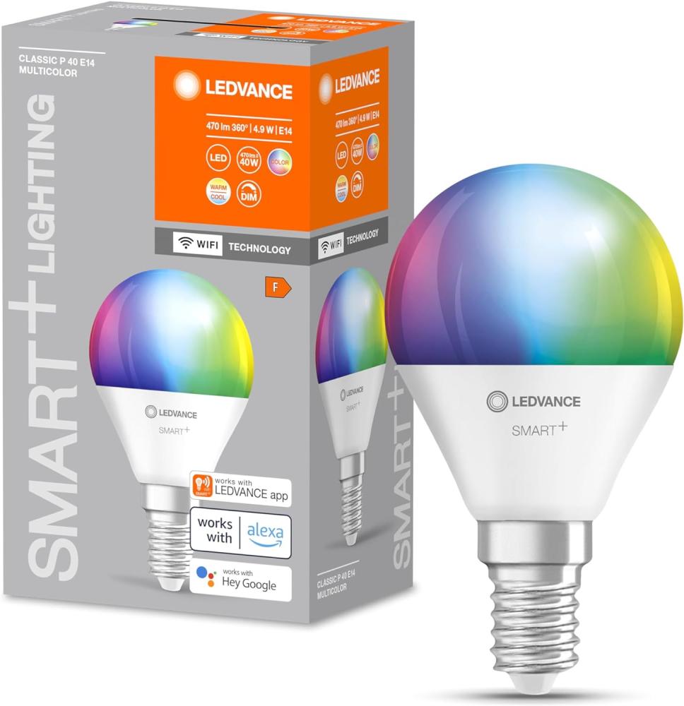 Ledvance SMART+ - LED-Lampe - Form: P46 - E14 - 4.9 W (Entsprechung 40 W) Bild 1