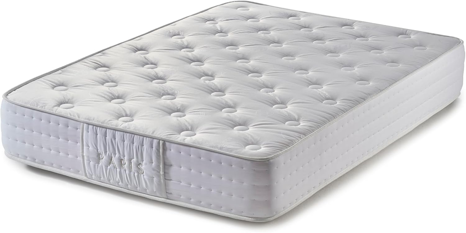 Imperial Komfort Schaumstoff Matratze Paris New 24, HR, Weiß, Blau, Beige, 180 x 105 x 24 Bild 1