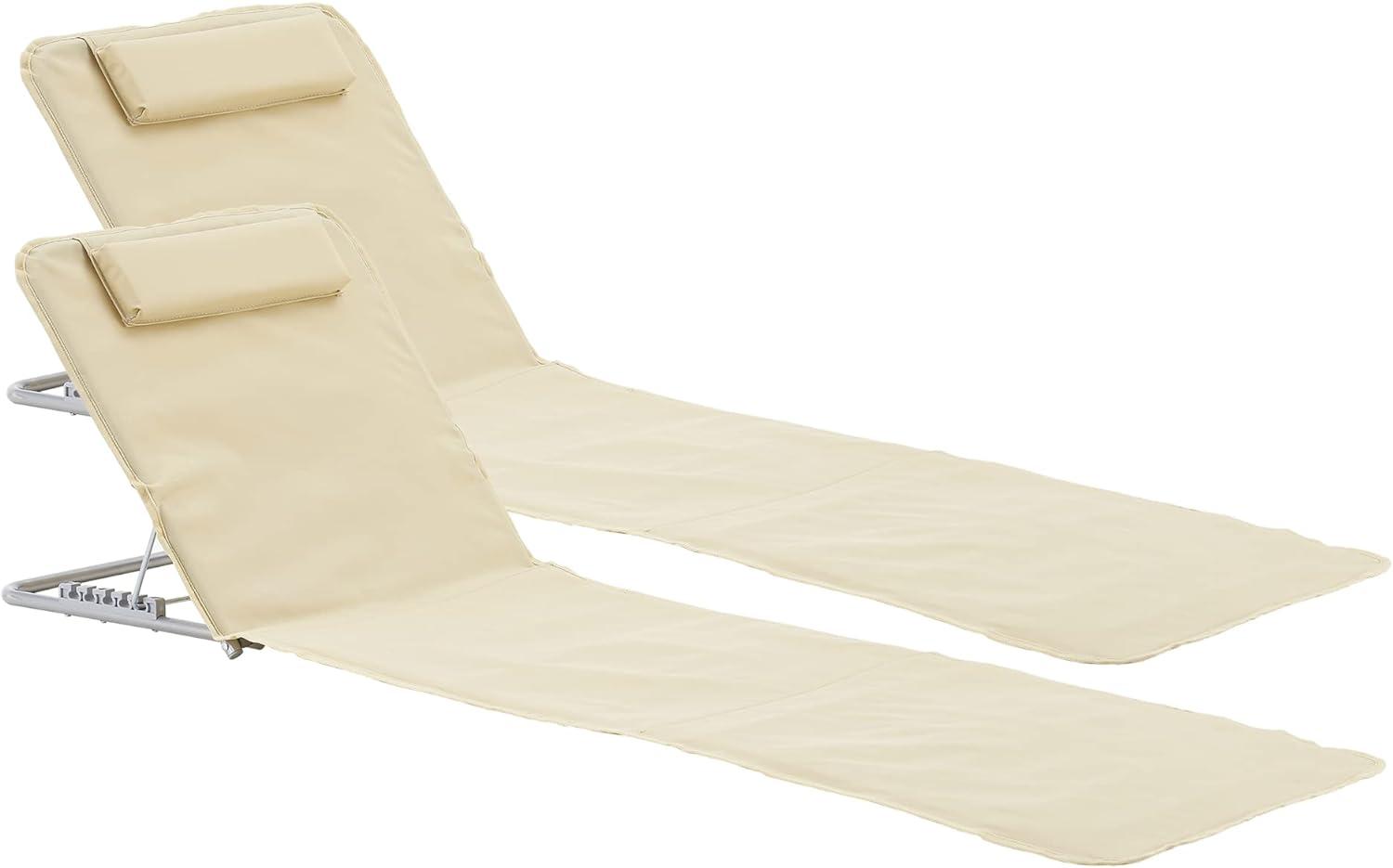 Strandmatte Cellorigo 2er Set Beige [en. casa] Bild 1