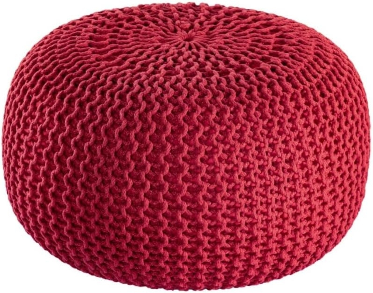 Amagohome Sitzhocker Pouf Outdoor ø 55 o. 45cm Bodenkissen Sitzpouf Hocker wetterfest pfleg Bild 1