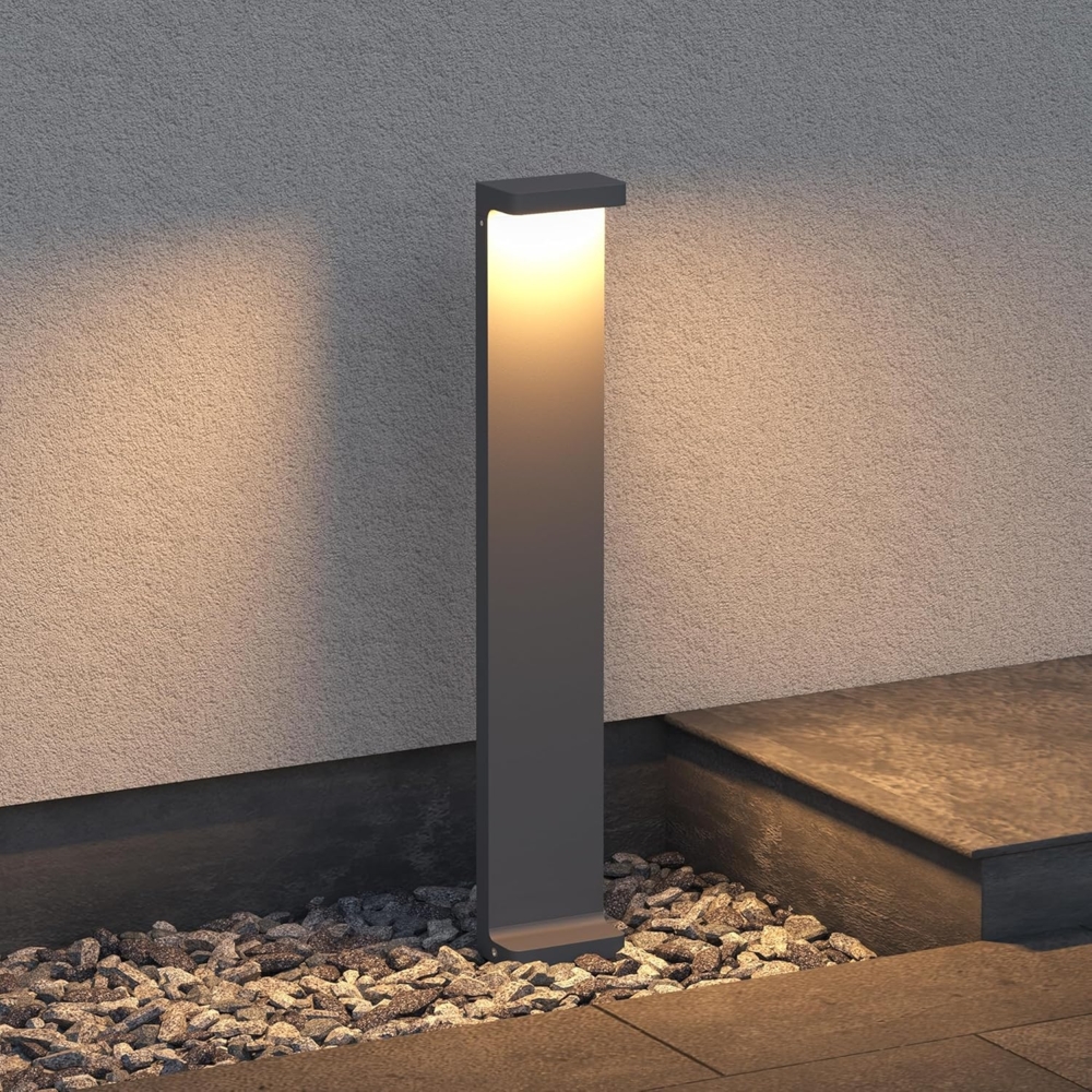 Mai & Mai LED Außen-Stehlampe LED Wegeleuchte IP65 Standleuchte für Außen 6W 3000K Gartenlampe Bild 1