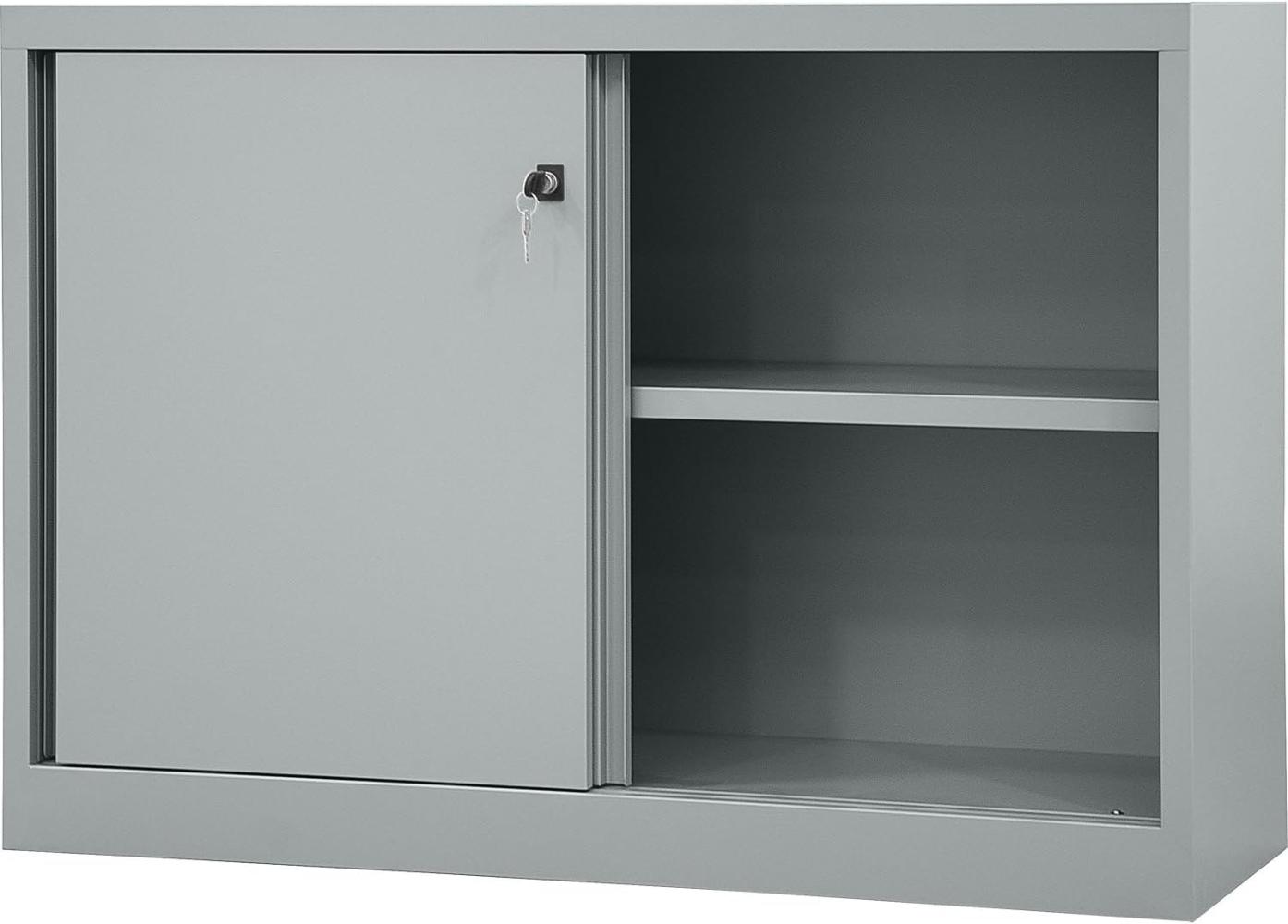 Bisley ECO Schiebetürenschrank ECO 645 lichtgrau - 40,830 kg Bild 1