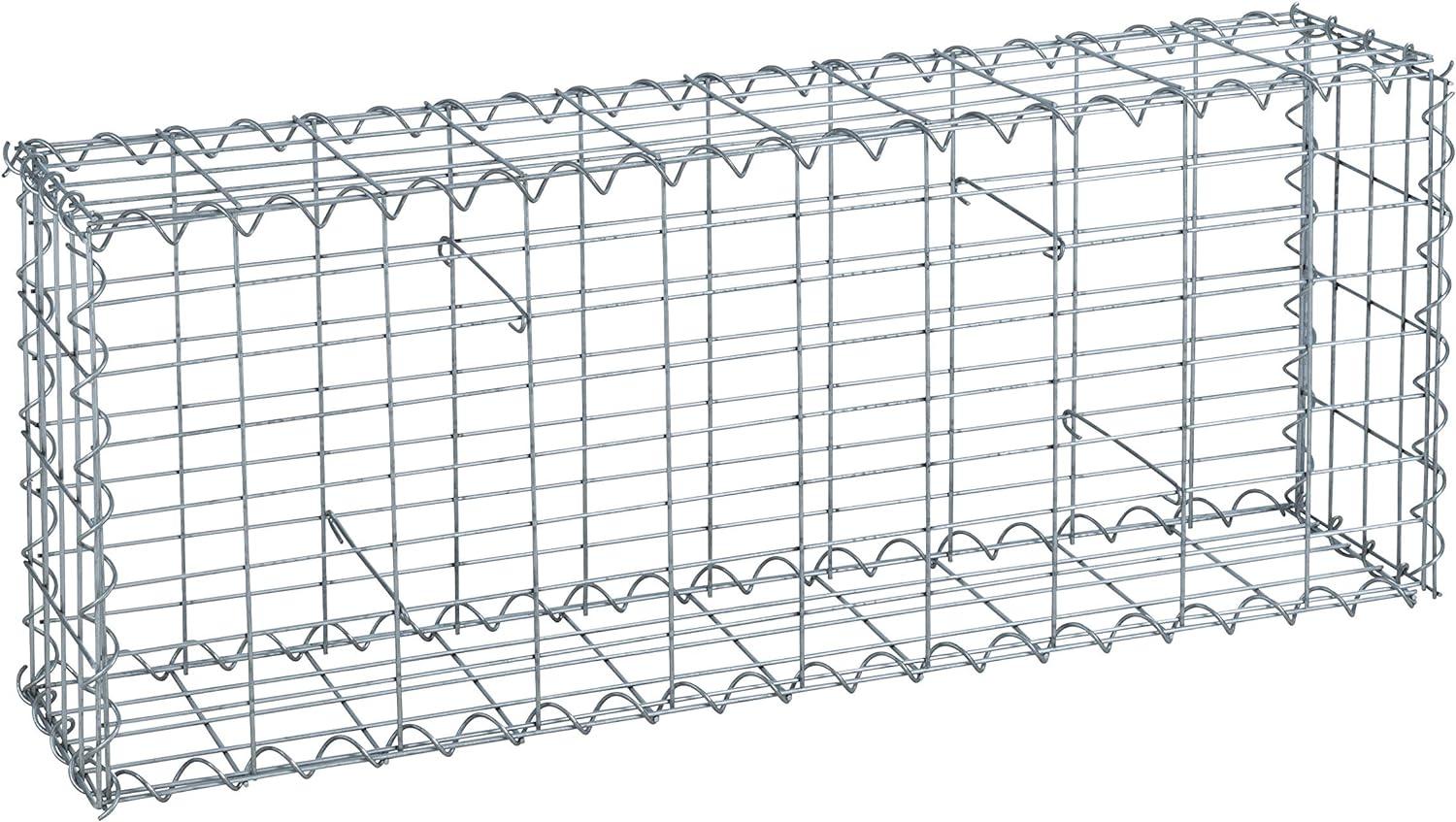 Gabione Steingabionen Steinkorb 100 x 40 x 20 cm Gabionen Wand Drahtkorb Bild 1