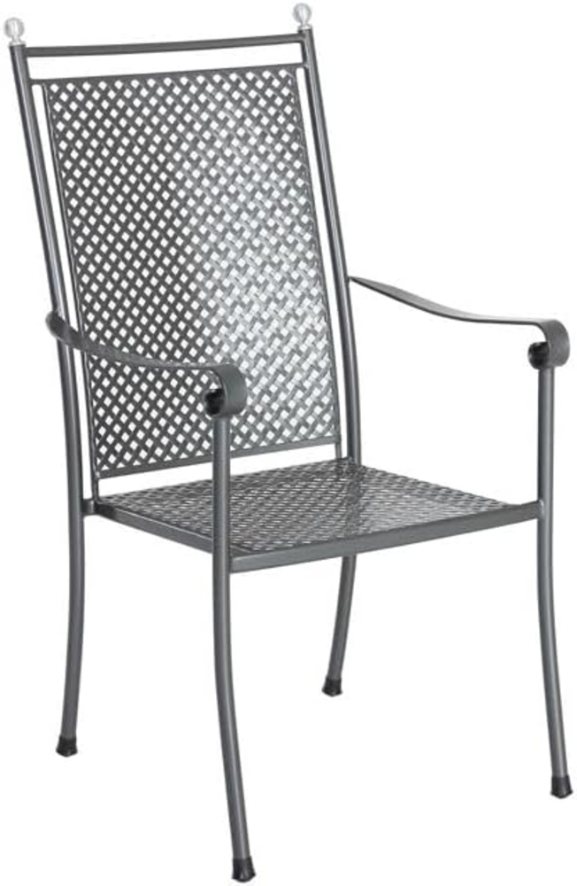 2er Set Excelsior Hochlehner silberfarben Metall 59cm x 104cm x 66,5cm Bild 1
