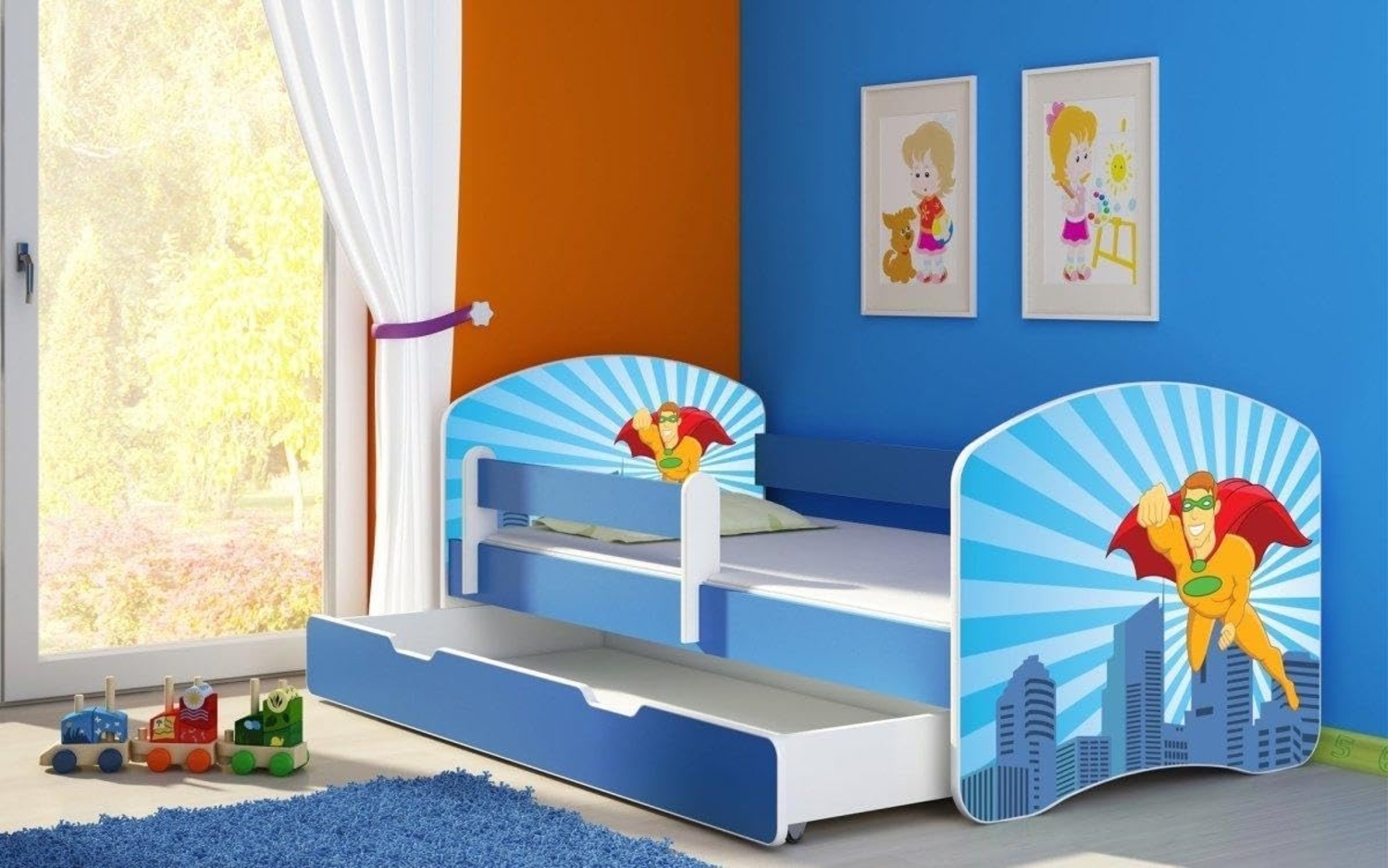 Kinderbett Dream mit verschiedenen Motiven 140x70 Hero Bild 1