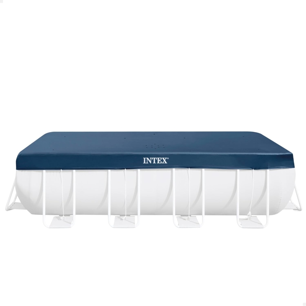 Intex Poolplane rechteckig, Polyethylen blau, 390x180 cm Bild 1