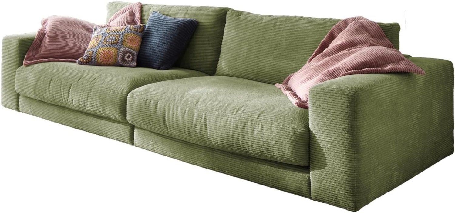 KAWOLA Sofa MADELINE, Couch 2-Sitzer oder 3-Sitzer Cord verschiedene Farben Bild 1
