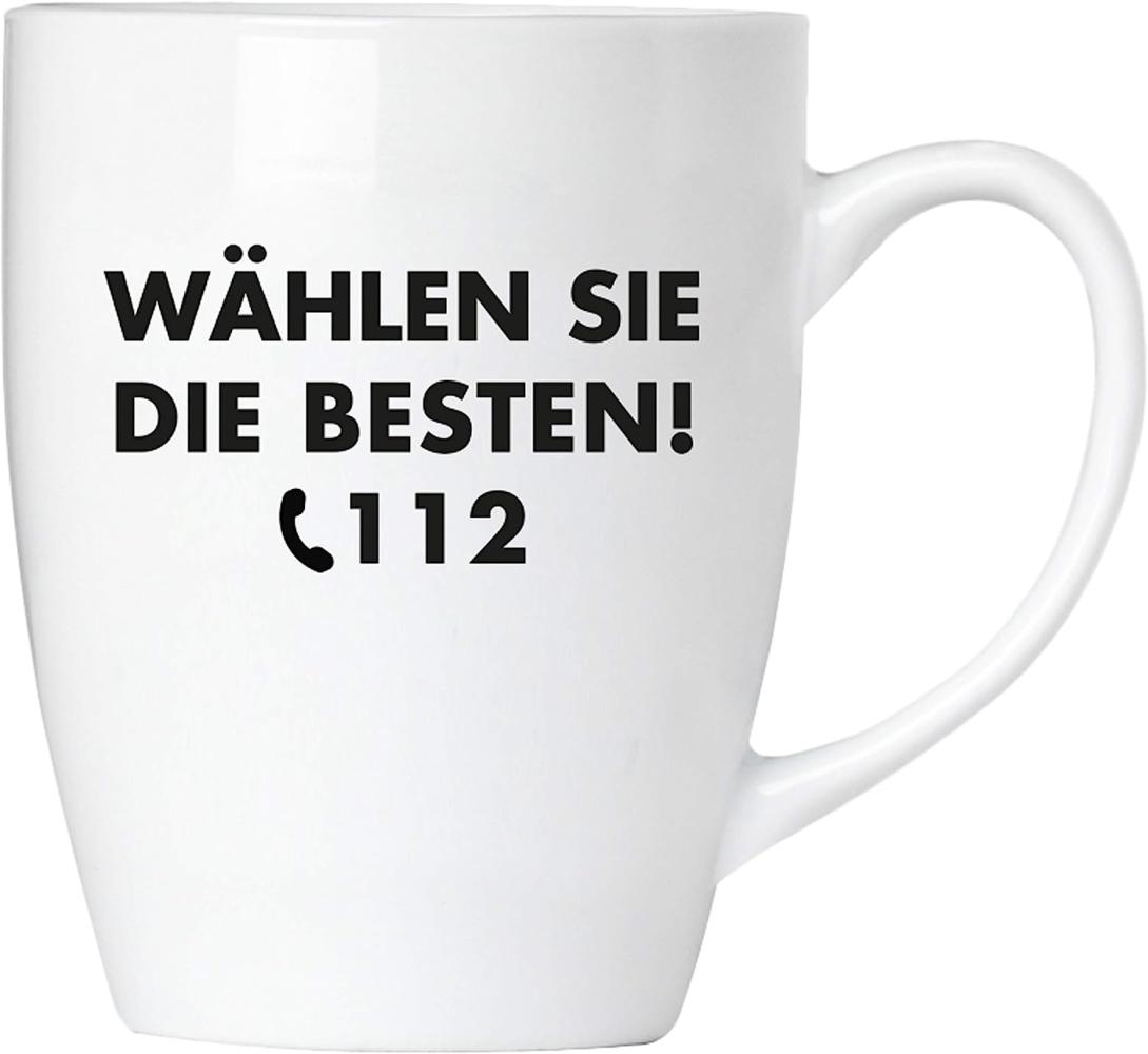 Wählen Sie die Besten! 112 Feuerwehr - Tasse aus Keramik Bild 1