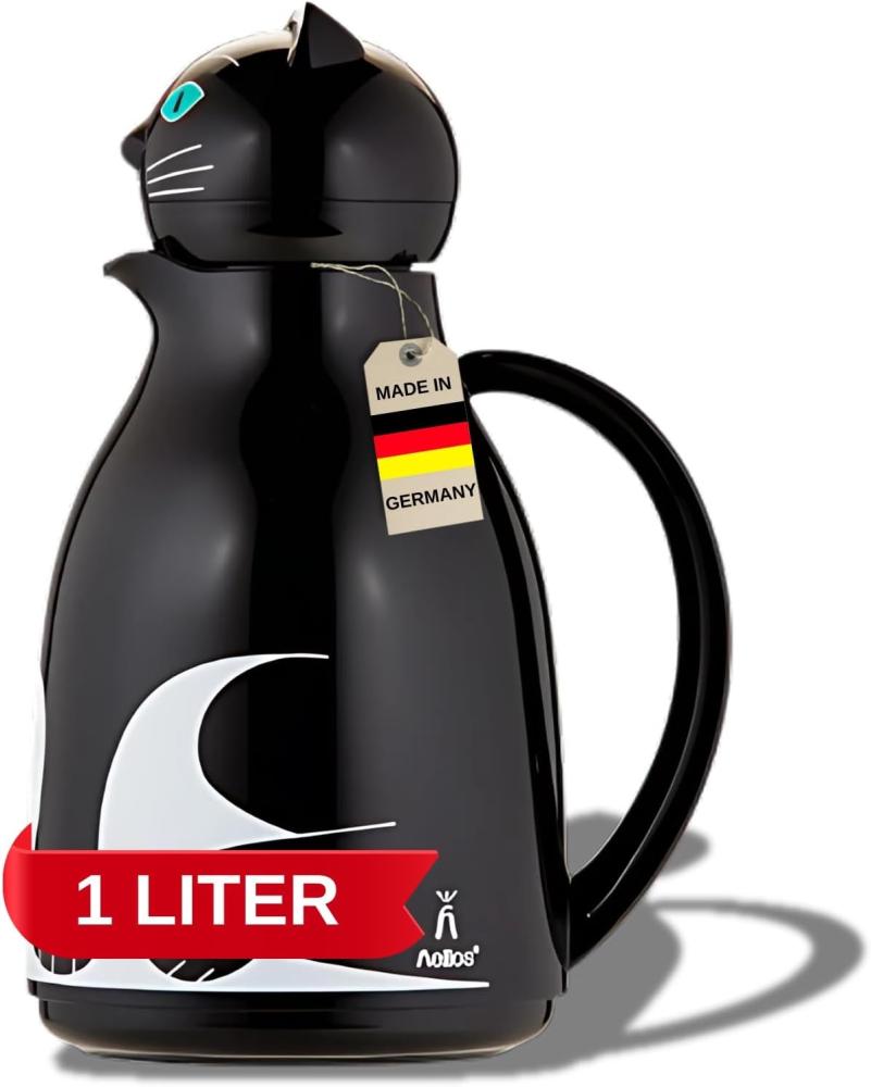 Helios Isolierkanne Thermo-Cat 1,0 l schwarz 2854-002 Bild 1