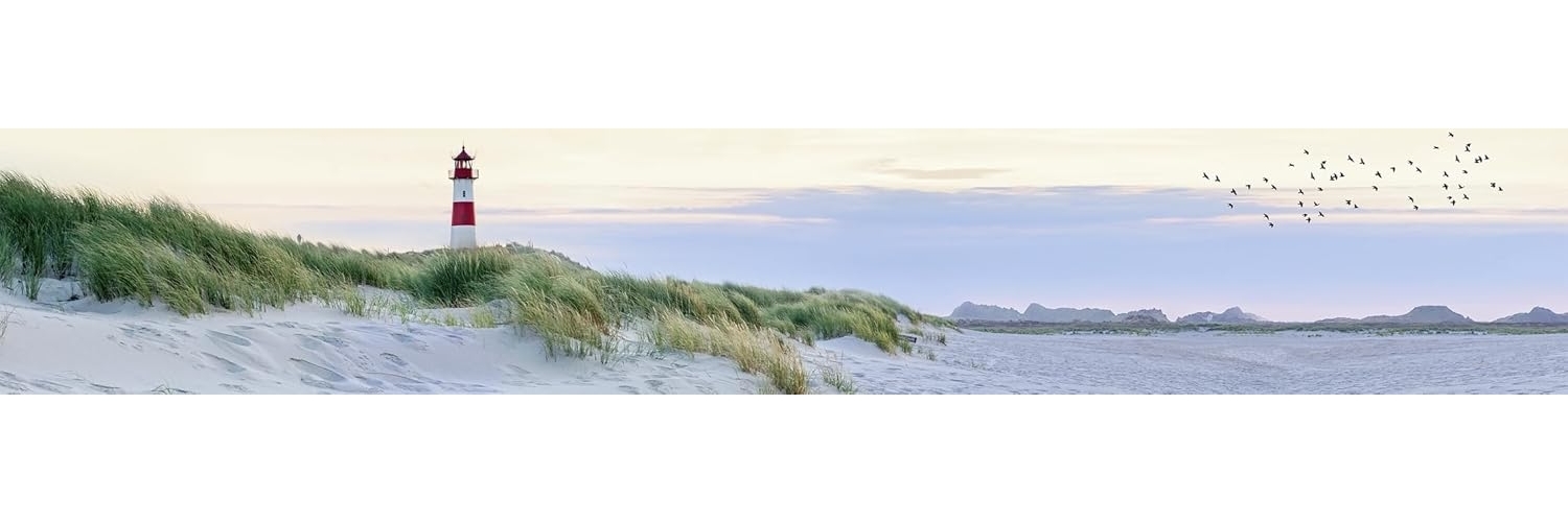 Maximex Balkon-Sichtschutz NORDSEEKÜSTE, Glasfaserverstärkte Balkonsichtschutzfolie, UV- und witterungsbeständig, Zuschneidbar, 5 m x 85 cm Bild 1