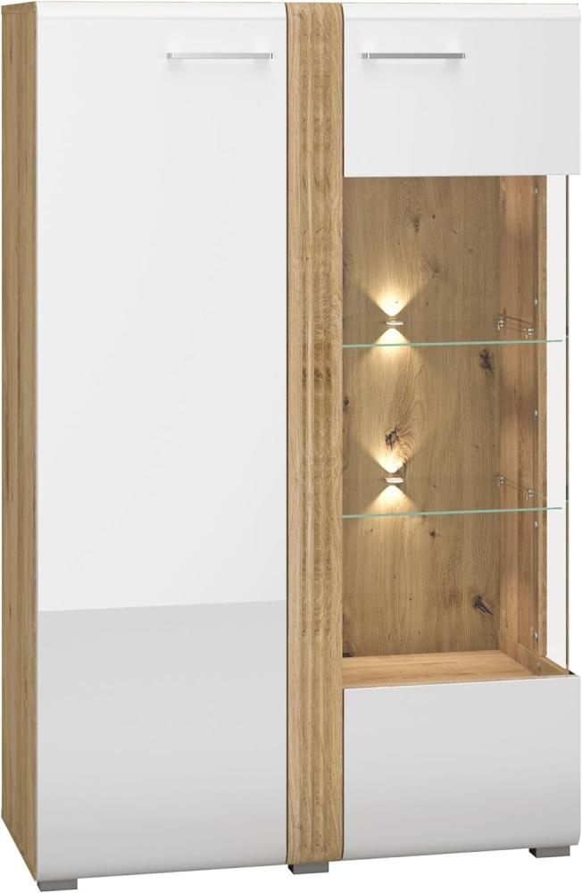 Stauraumvitrine ADAGIO Vitrine 92x42x143 cm 2türig Bild 1